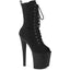 8" Heel, 3 3/4" Pf Peep Toe Ankle Boot, Side Zip Pleaser Pleaser ENCHANT/1041FS