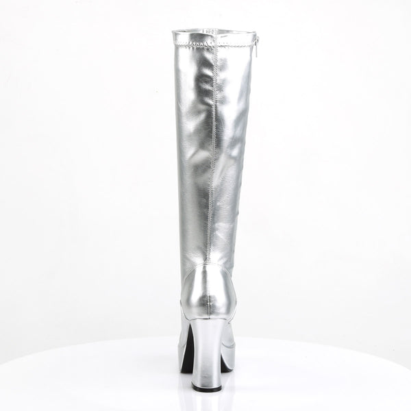Sexy Exotic Gogo Dancer Knee High Platform Stack Heels Boots Shoes Pleaser Funtasma EXOTICA/2000