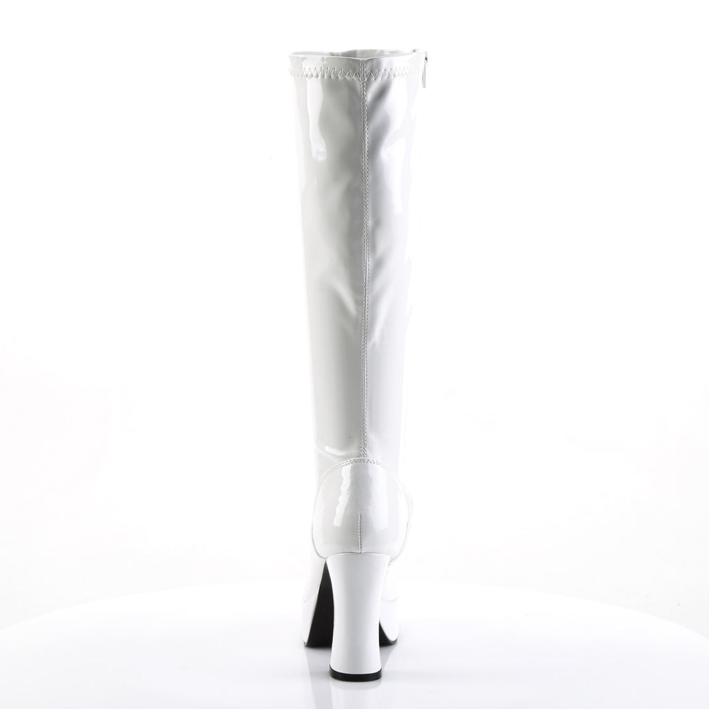 Sexy Exotic Gogo Dancer Knee High Platform Stack Heels Boots Shoes Pleaser Funtasma EXOTICA/2000