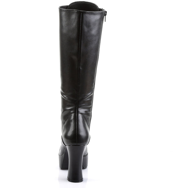 Sexy Lace Up Knee High Platforms Chunky Heel Zip Side Boots Shoes Pleaser Funtasma EXOTICA/2020