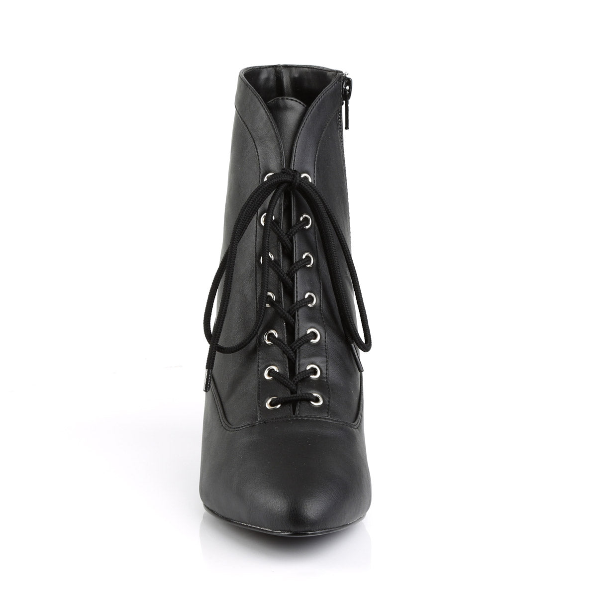 Pleaser 2" Heel Lace Up Ankle Boot Faux Leather for Women Secondary image