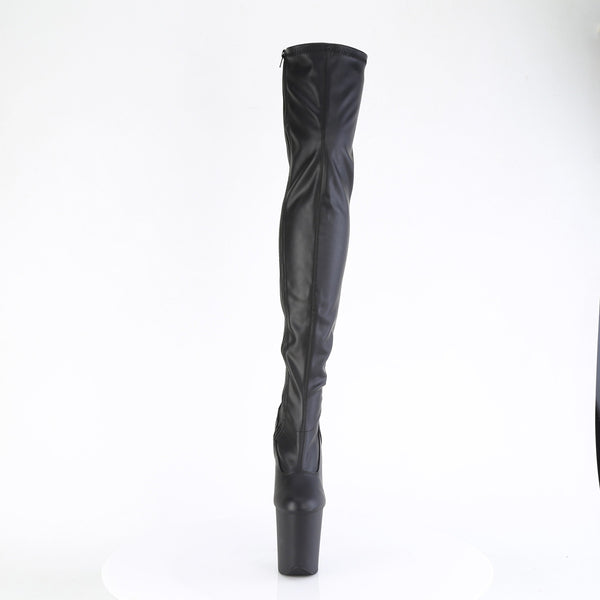 8" Heel, 4" Pf Stretch Thigh Boot, Side Zip Pleaser Pleaser FLAMINGO/3000