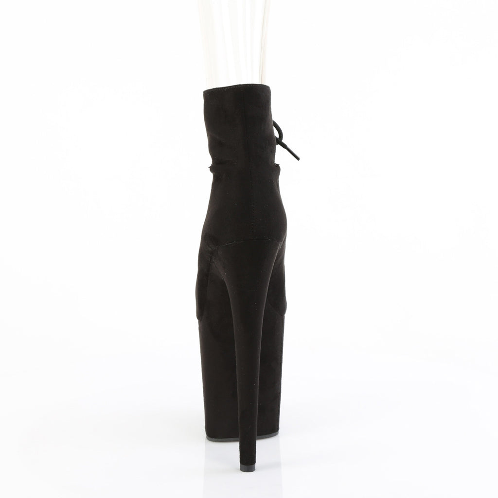 8" Heel, 4" Pf Lace-Up Front Bootie Pleaser Pleaser FLAMINGO/800/22