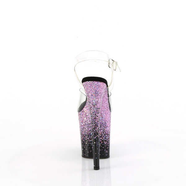 8" Heel, 4" Pf Ankle Strap Sandal Pleaser Pleaser FLAMINGO/808SS