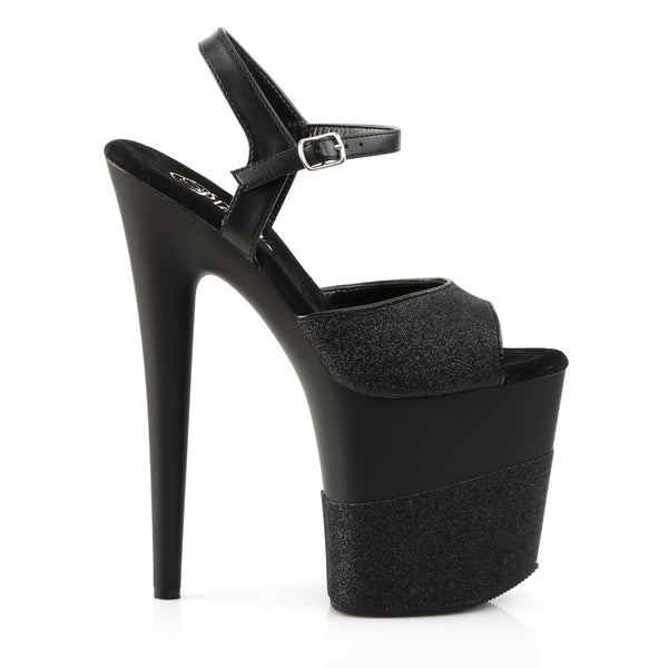 Sexy Glitter Platform Stiletto Ankle Strap Sandals High Heels Shoes Pleaser Pleaser FLAMINGO/809/2G