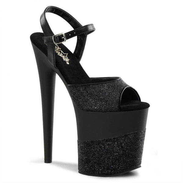 Sexy Glitter Platform Stiletto Ankle Strap Sandals High Heels Shoes Pleaser Pleaser FLAMINGO/809/2G
