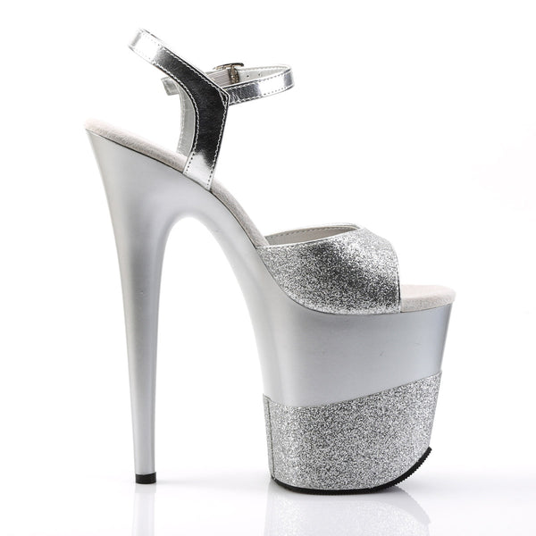 Sexy Glitter Platform Stiletto Ankle Strap Sandals High Heels Shoes Pleaser  FLAMINGO/809/2G