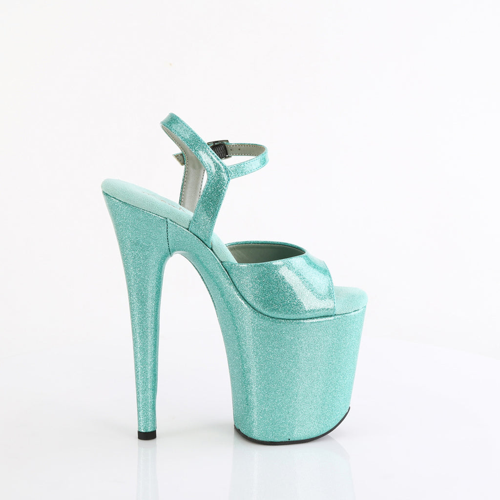 8" Heel, 4" Pf Ankle Strap Sandal Pleaser Pleaser FLAMINGO/809GP