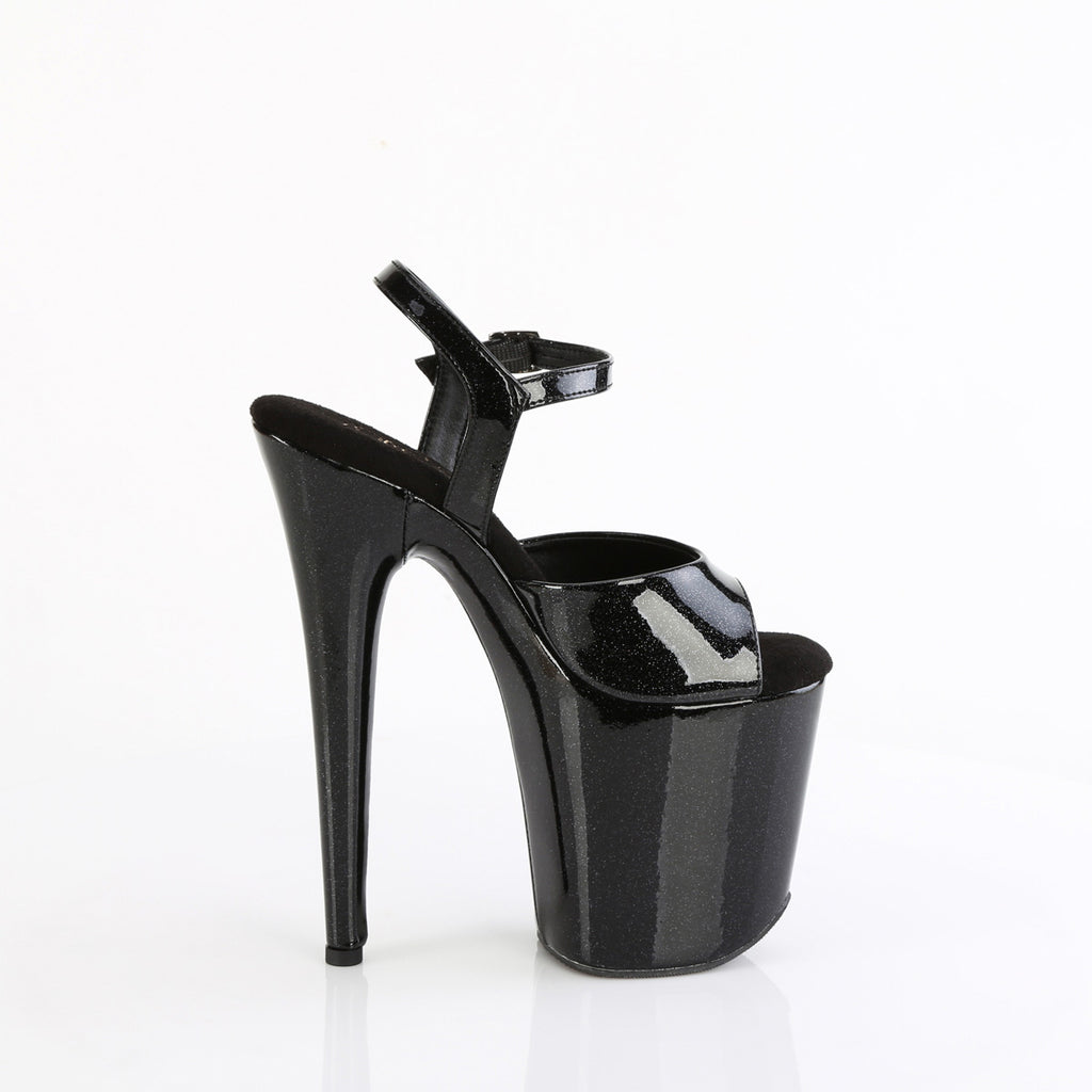 8" Heel, 4" Pf Ankle Strap Sandal Pleaser Pleaser FLAMINGO/809GP