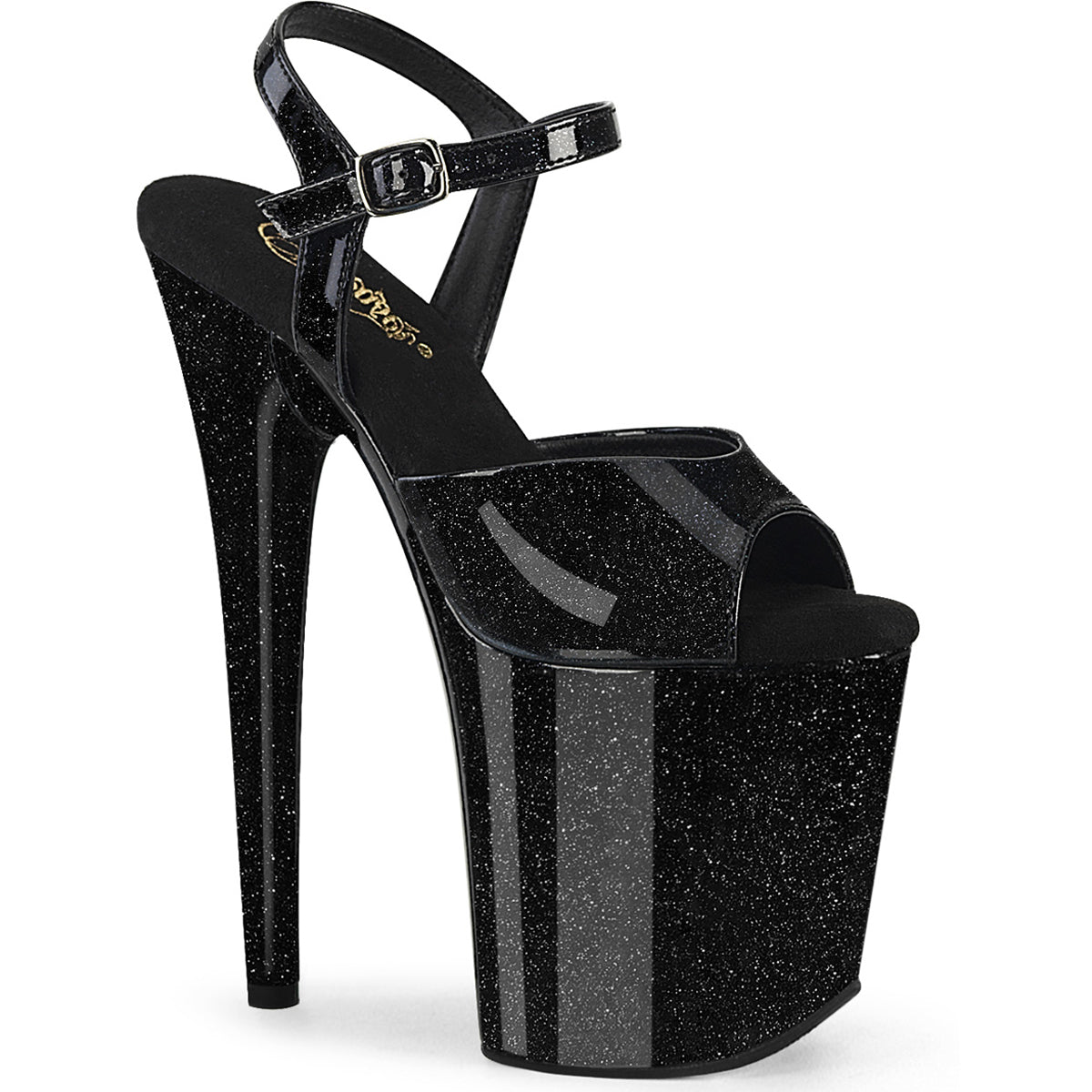 8" Heel, 4" Pf Ankle Strap Sandal Pleaser Pleaser FLAMINGO/809GP