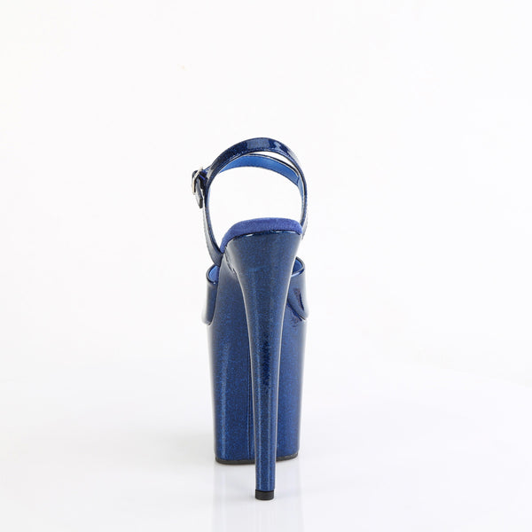 8" Heel, 4" Pf Ankle Strap Sandal Pleaser Pleaser FLAMINGO/809GP