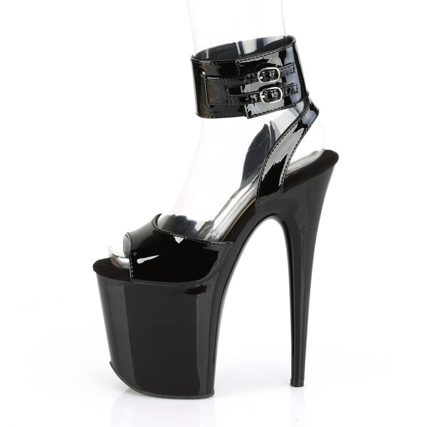 8" Heel, 4" PF Ankle Strap Sandal Pleaser Pleaser FLAMINGO/891