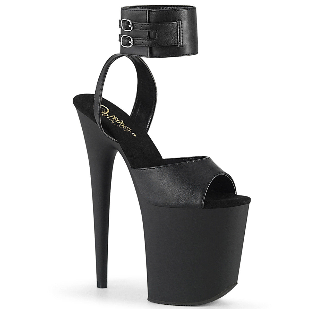 8" Heel, 4" PF Ankle Strap Sandal Pleaser  FLAMINGO/891 Main image