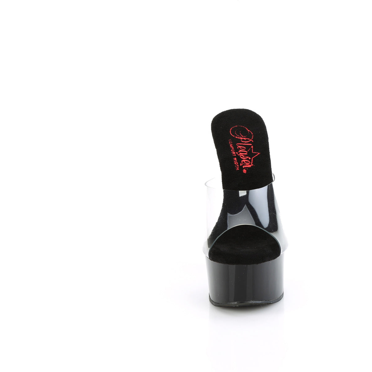 6" Heel, 1 3/4" Pf Comfort Width Slide Pleaser Pleaser GLEAM/601