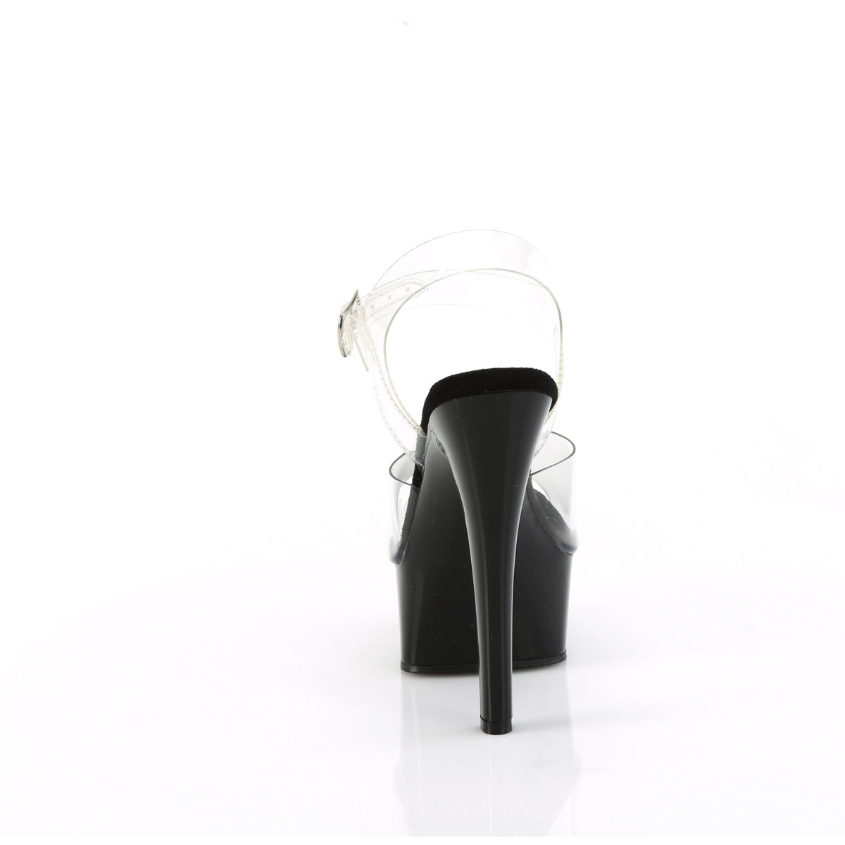 6" Heel, 1 3/4" Pf Comfort Width Ankle Strap Sandal Pleaser Pleaser GLEAM/608