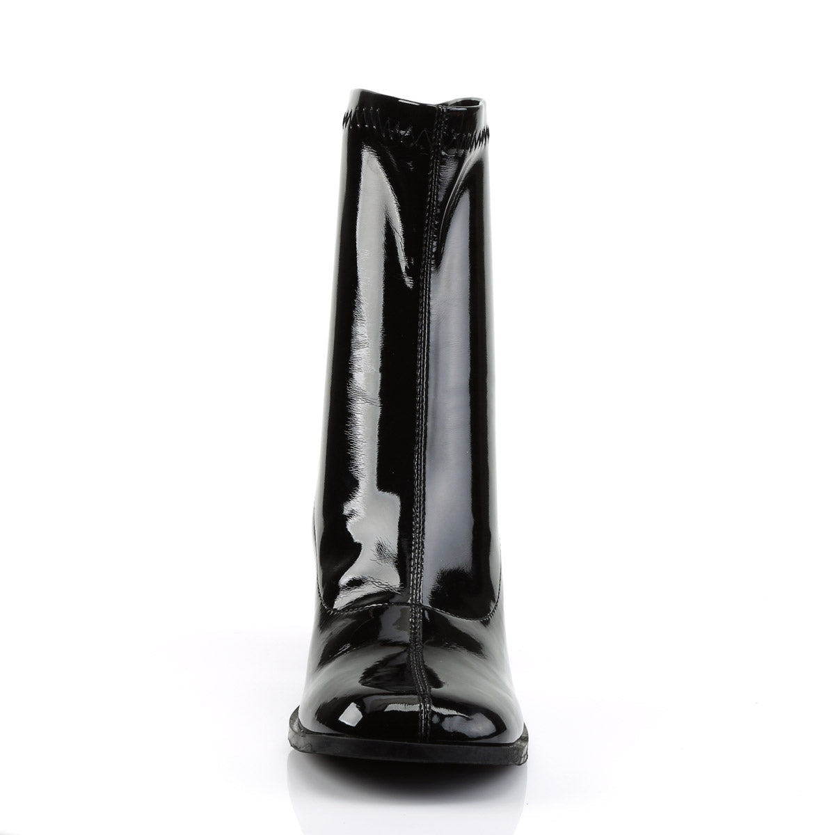 3" Block Heel Ankle Gogo Boot, Side Zip Secondary image