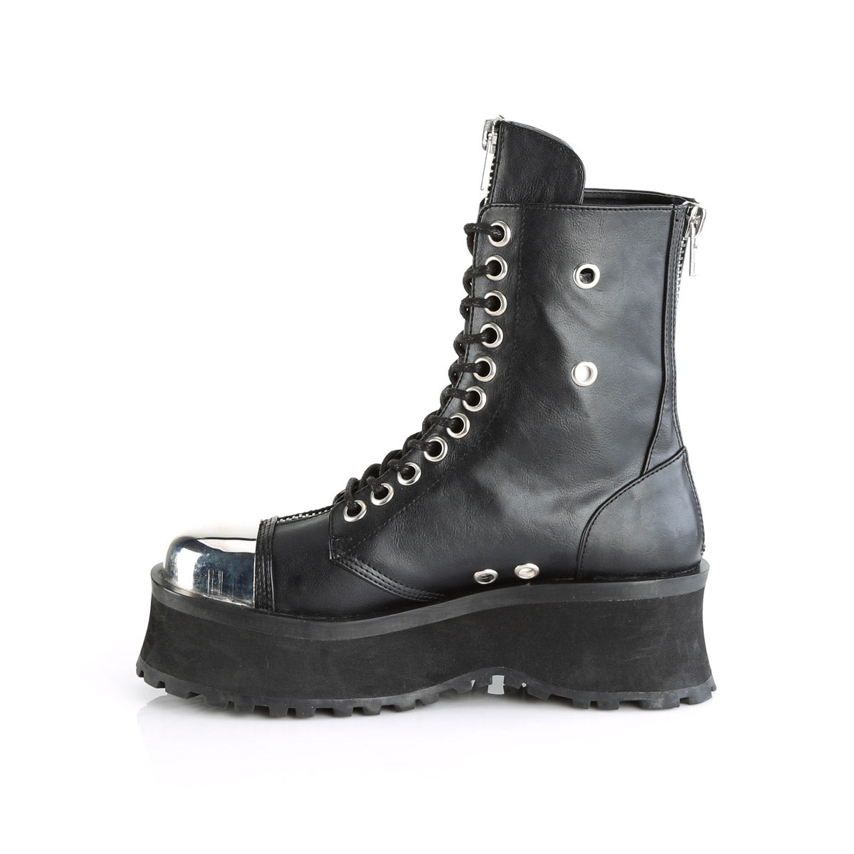 2 3/4" PF Lace-Up Ankle Boot, Back Metal Zipper Secondary image