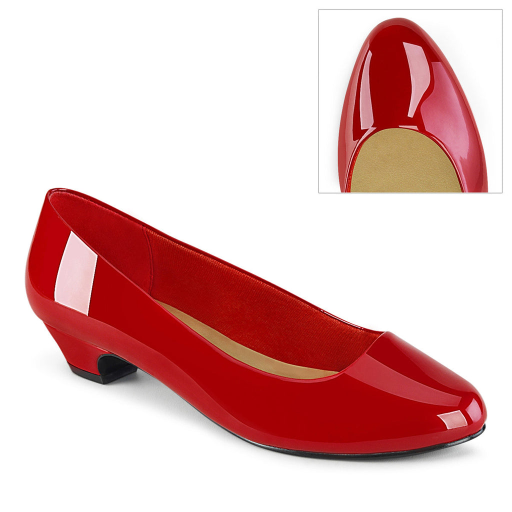 1 1/4" Block Heel Classic Pump Pleaser Pink Label GWEN/01