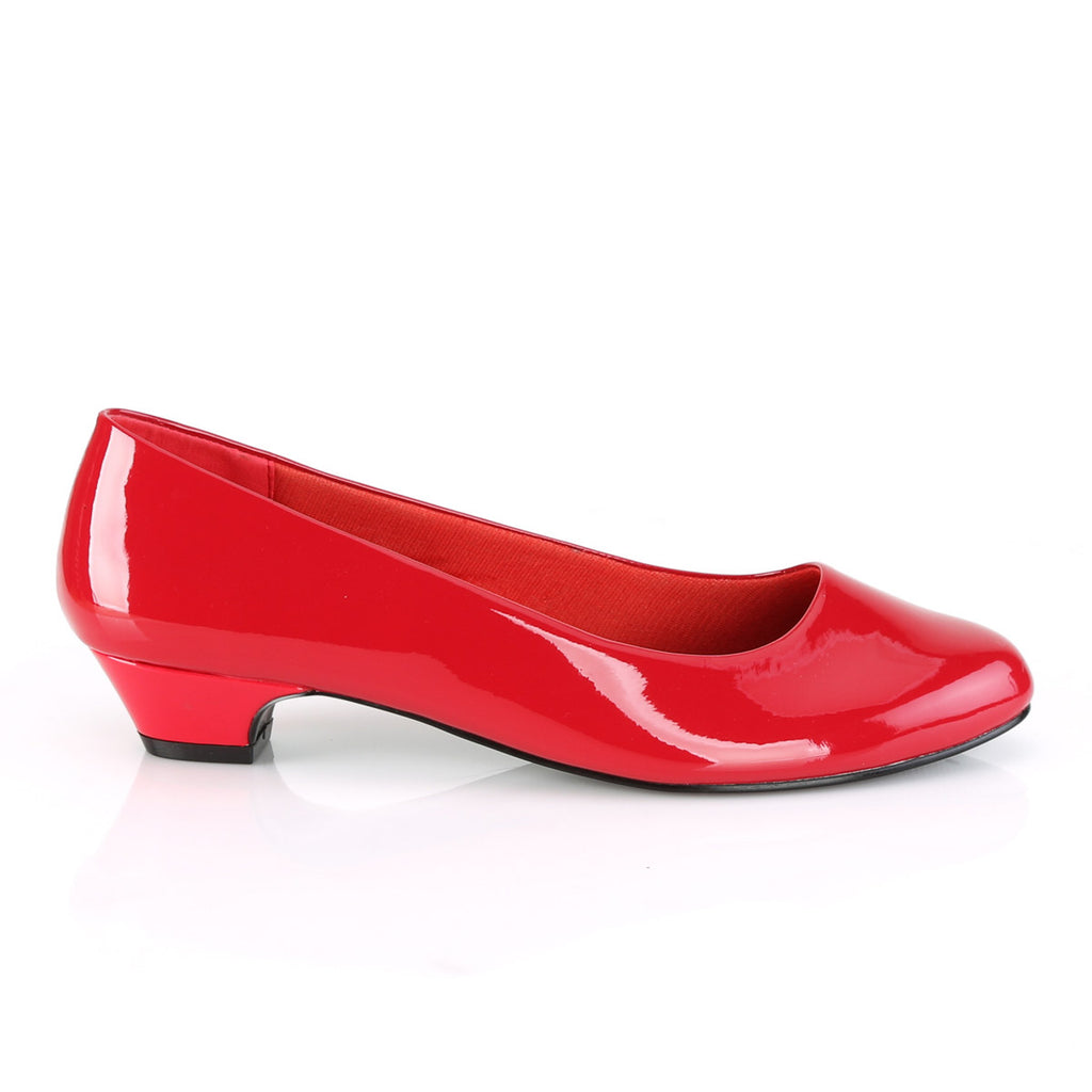 1 1/4" Block Heel Classic Pump Pleaser Pink Label GWEN/01
