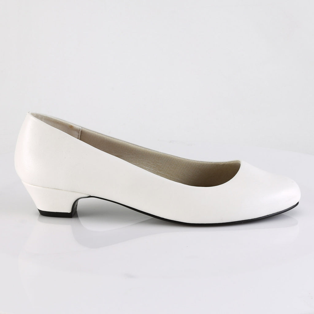 1 1/4" Block Heel Classic Pump Pleaser Pink Label GWEN/01