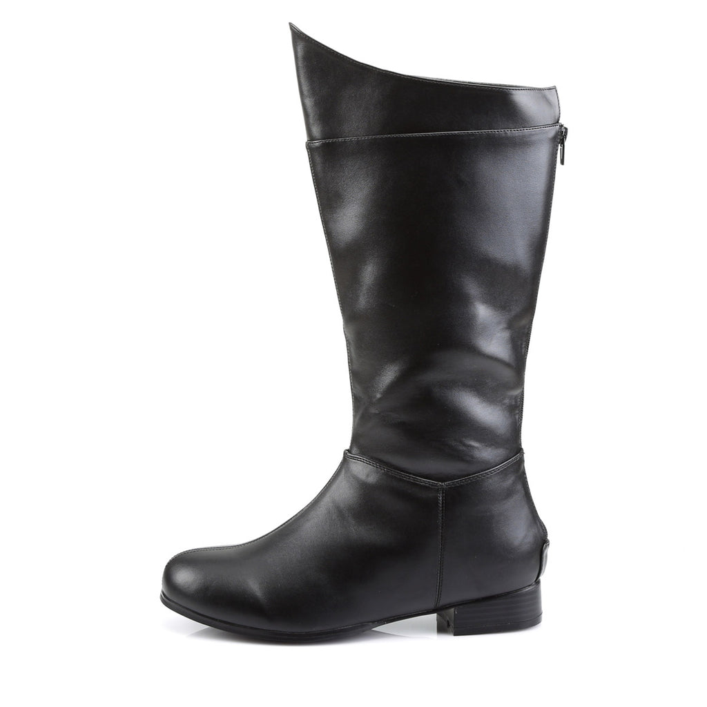 Low Heel Knee High Round Toe Pull On Superhero Boots Shoes Pleaser Funtasma HERO/100
