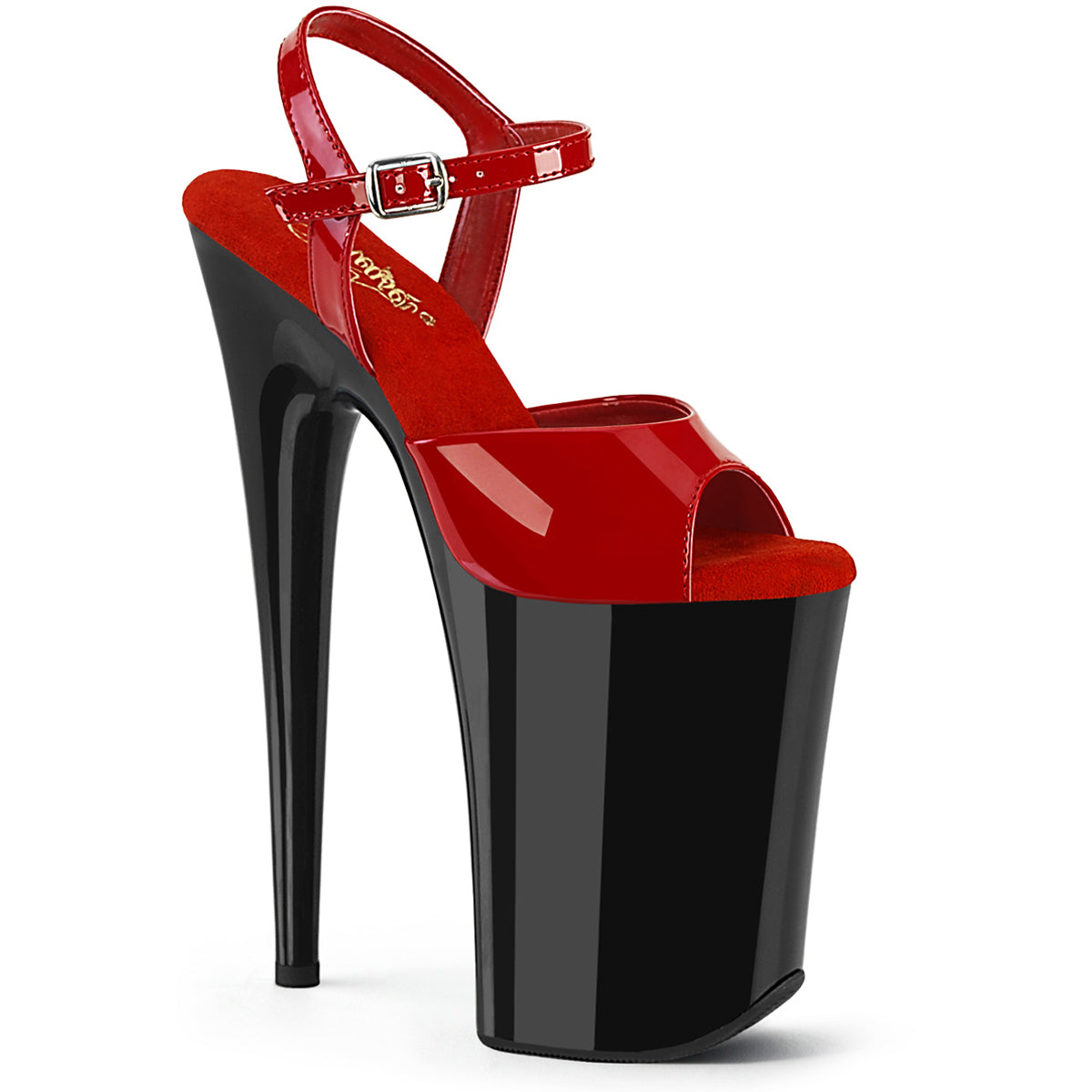 9" Heel, 5 1/4" Pf Ankle Strap Sandal Pleaser Pleaser INFINITY/909