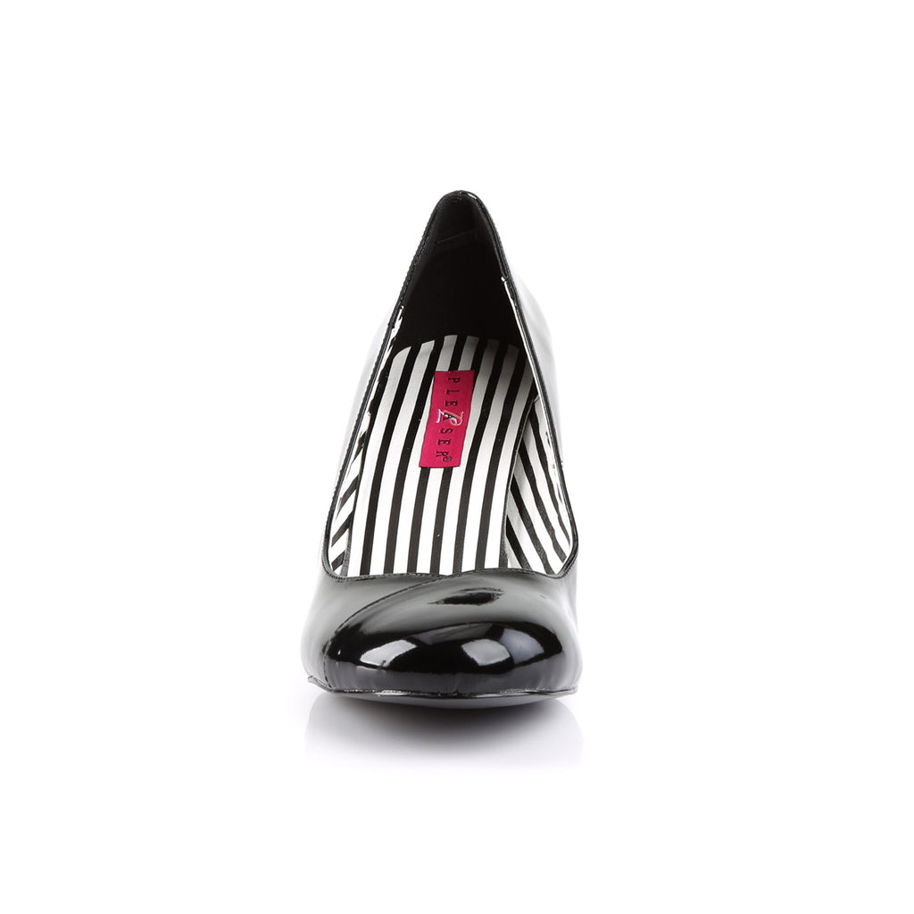 3" Heel Pump Blk Pat Pleaser Pink Label JENNA/01