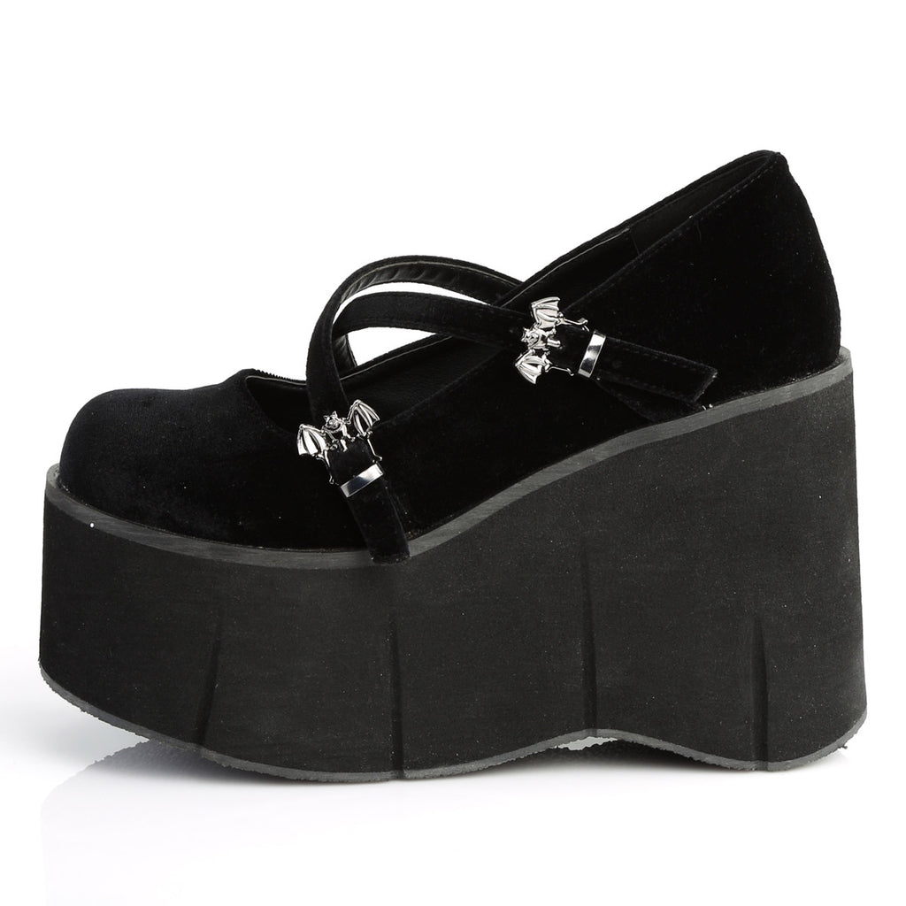 4" Platform Criss-Cross Strap Maryjane Pleaser Demonia KERA/10