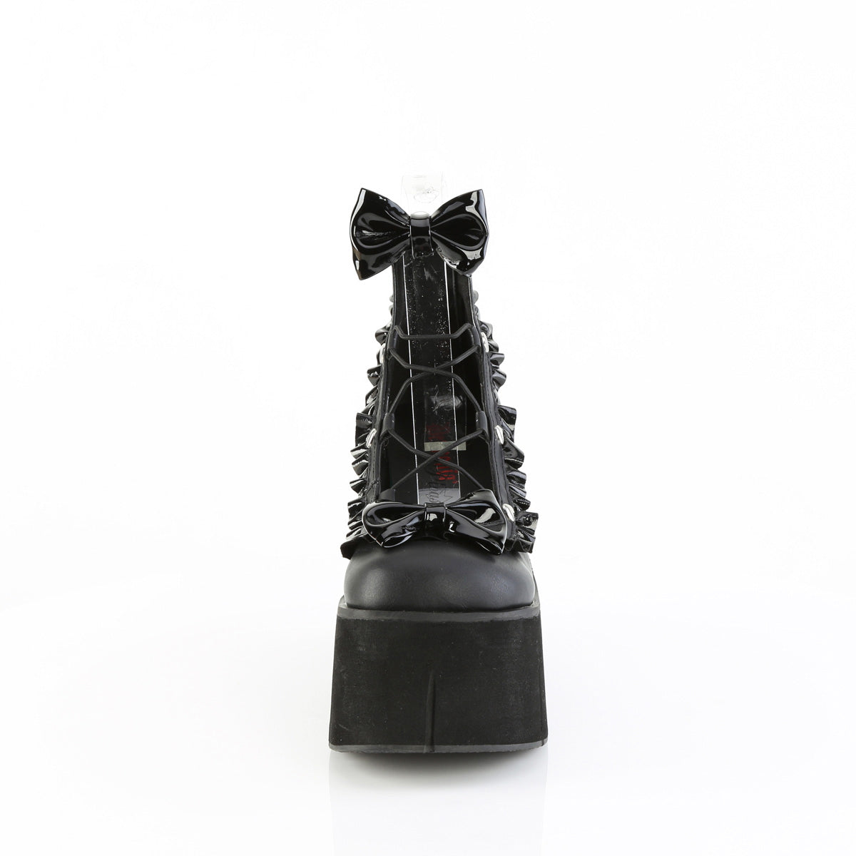 Demonia 4 1/2 Inch Platform Wrap Around Ankle Heels Secondary image