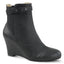 3" Heel Ankle Boot Blk Faux Leather Pleaser Pink Label KIMBERLY/102