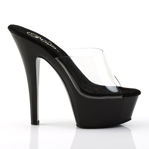 Sexy Peep Toe Platform Stiletto Slide Mule Sandal High Heels Shoes Pleaser Pleaser KISS/201