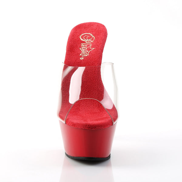 Sexy Peep Toe Platform Stiletto Slide Mule Sandal High Heels Shoes Pleaser Pleaser KISS/201