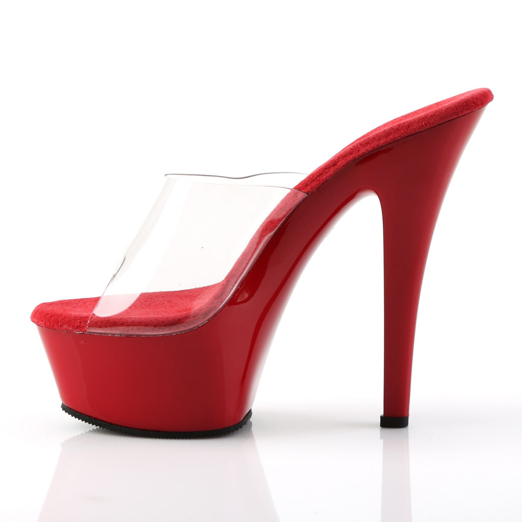 Sexy Peep Toe Platform Stiletto Slide Mule Sandal High Heels Shoes Pleaser Pleaser KISS/201