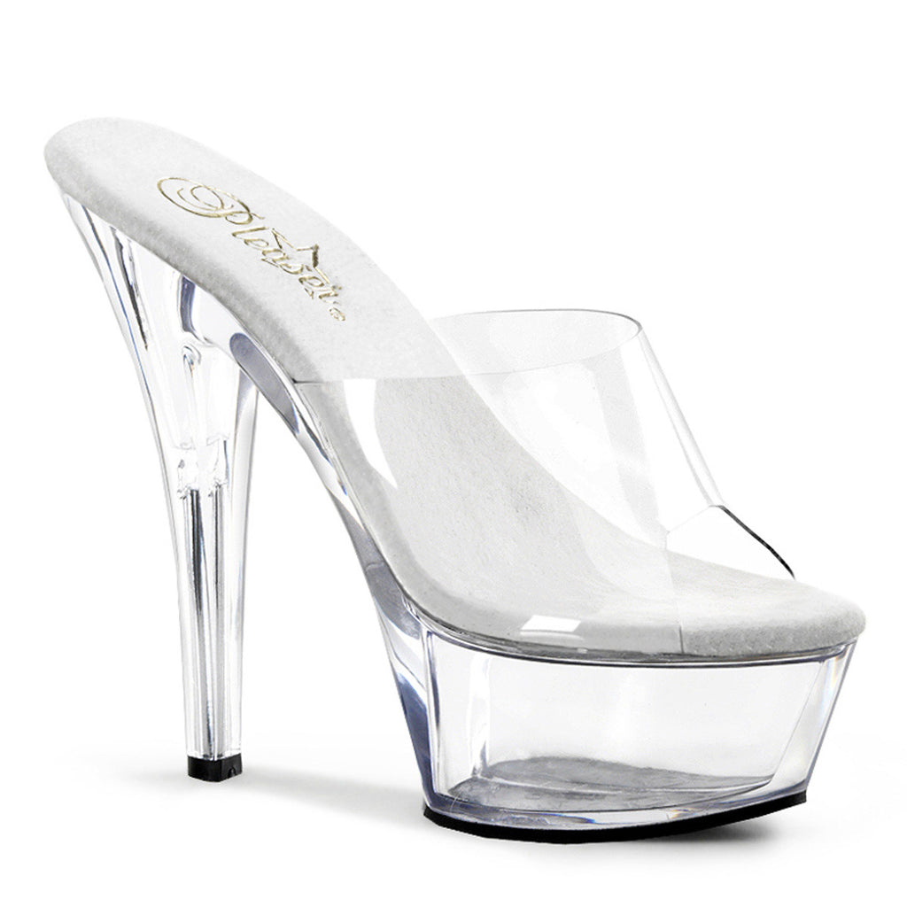 Sexy Peep Toe Platform Stiletto Slide Mule Sandal High Heels Shoes Pleaser Pleaser KISS/201