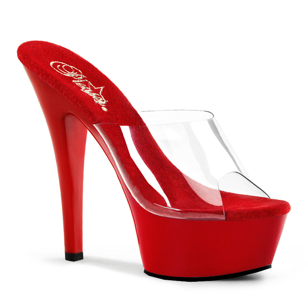 Sexy Peep Toe Platform Stiletto Slide Mule Sandal High Heels Shoes Pleaser Pleaser KISS/201