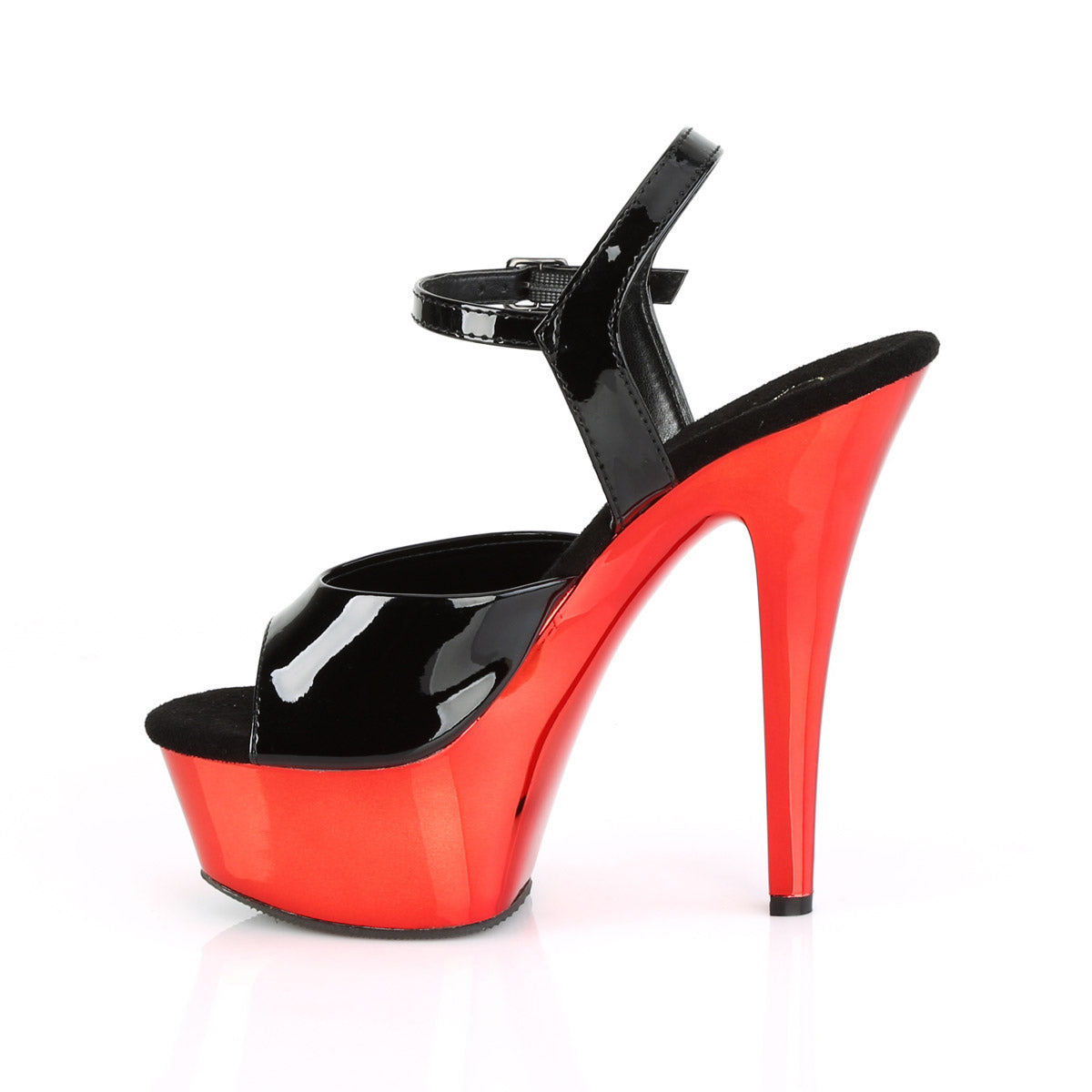 6" Heel, 1 3/4" PF Ankle Strap Sandal Pleaser Pleaser KISS/209