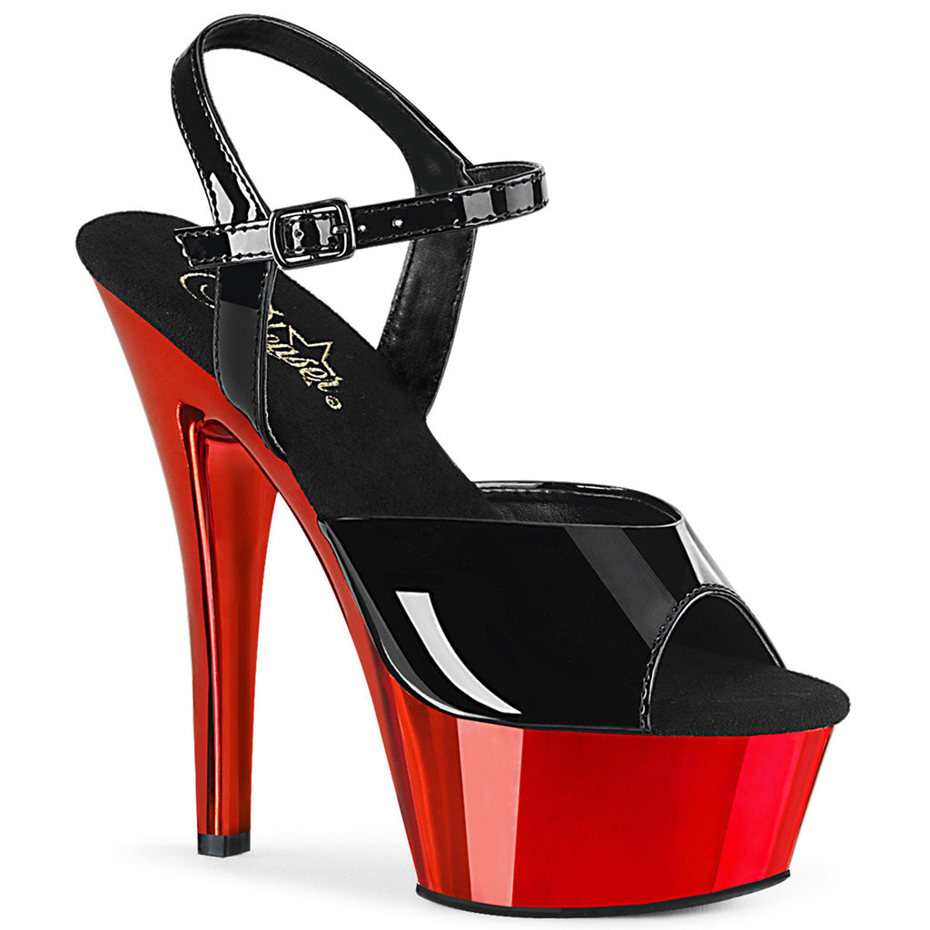 6" Heel, 1 3/4" PF Ankle Strap Sandal Pleaser Pleaser KISS/209