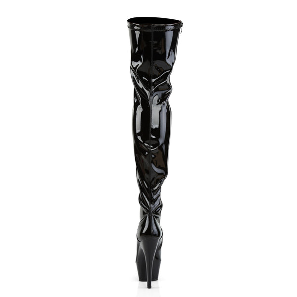 Sexy Side Zipper Thigh High Platform Stiletto High Heel Boots Shoes Pleaser Pleaser KISS/3000