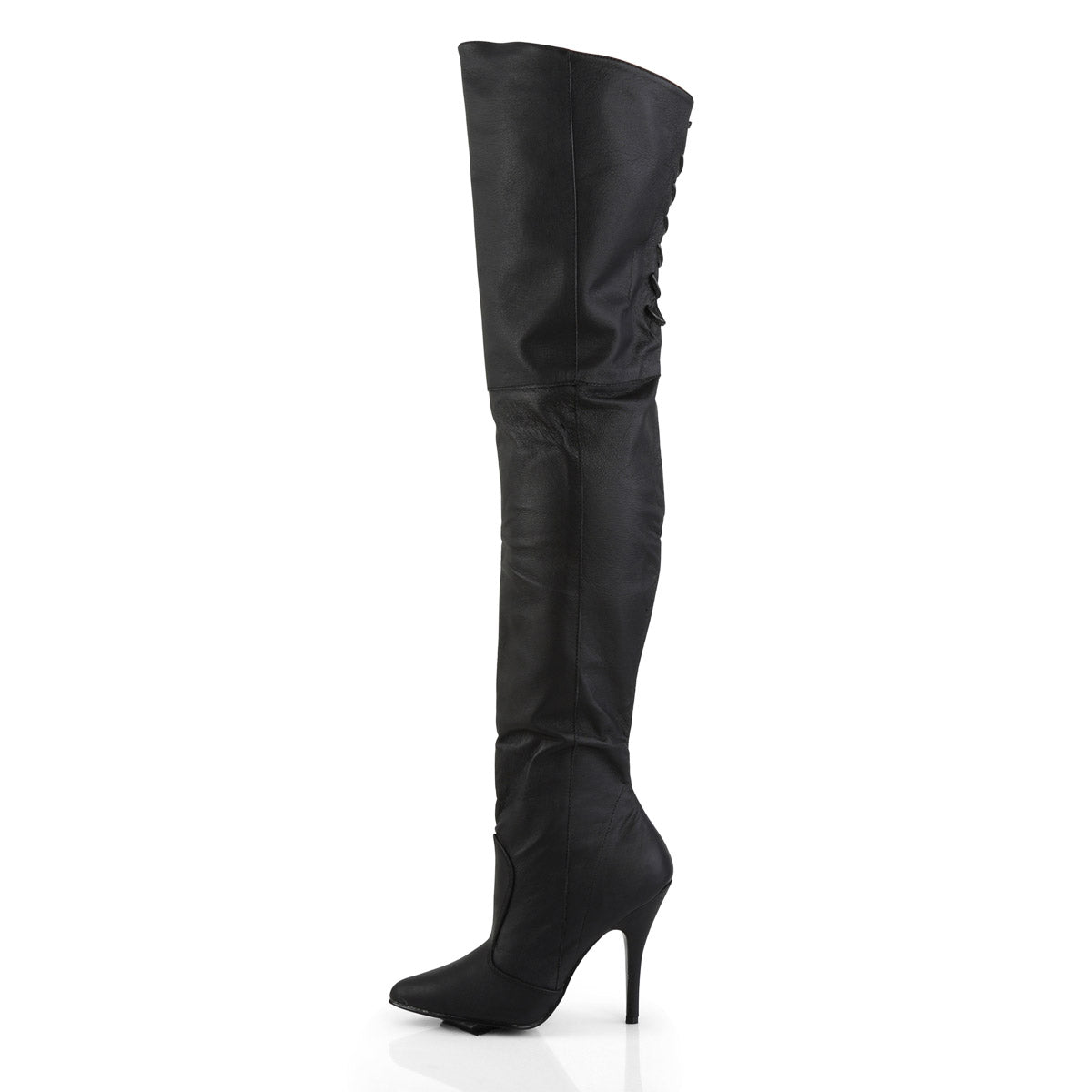 Sexy Lace Back Detail Thigh High Point Toe Stiletto Heel Heels Shoes Pleaser Pleaser LEGEND/8899