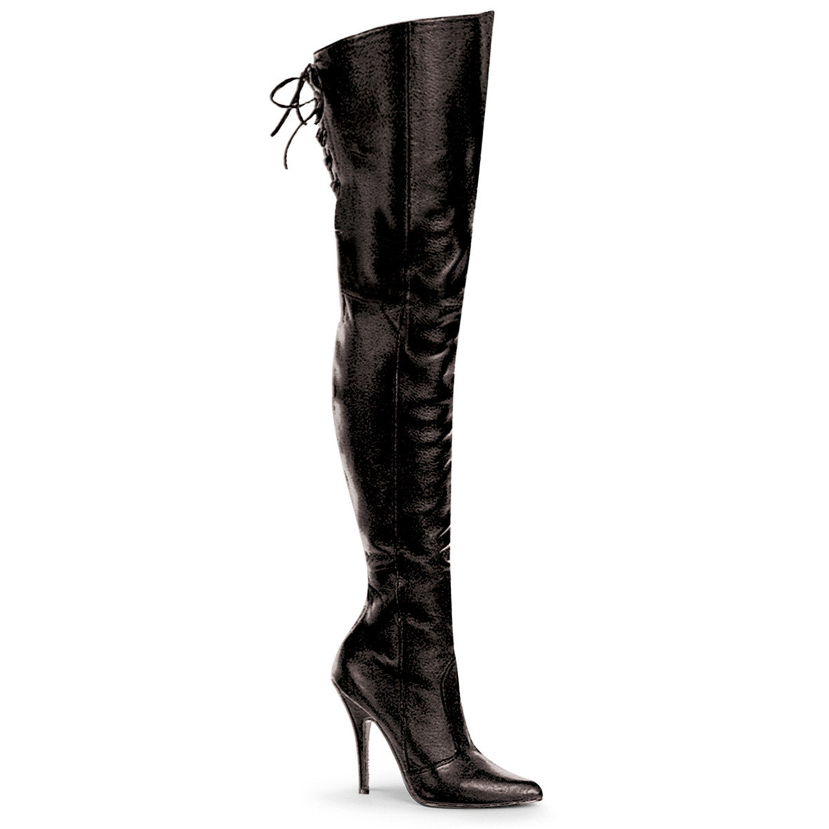 Sexy Lace Back Detail Thigh High Point Toe Stiletto Heel Heels Shoes Pleaser Pleaser LEGEND/8899 Main image