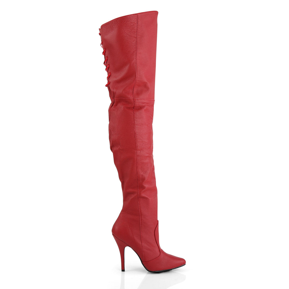Sexy Lace Back Detail Thigh High Point Toe Stiletto Heel Heels Shoes Pleaser Pleaser LEGEND/8899