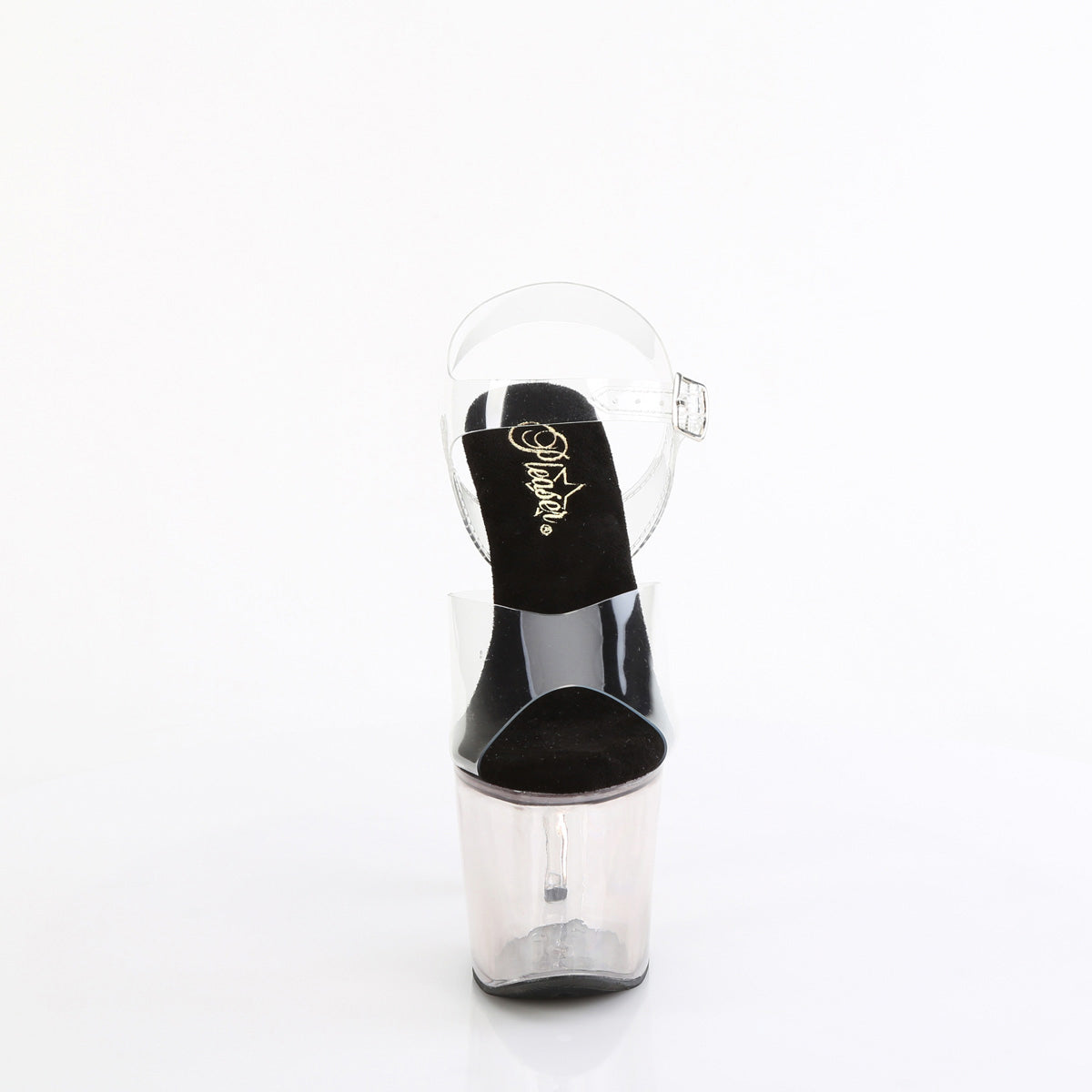7" Heart Shaped Heel, 3 1/4" Pf Ankle Strap Sandal Pleaser Pleaser LOVESICK/708T