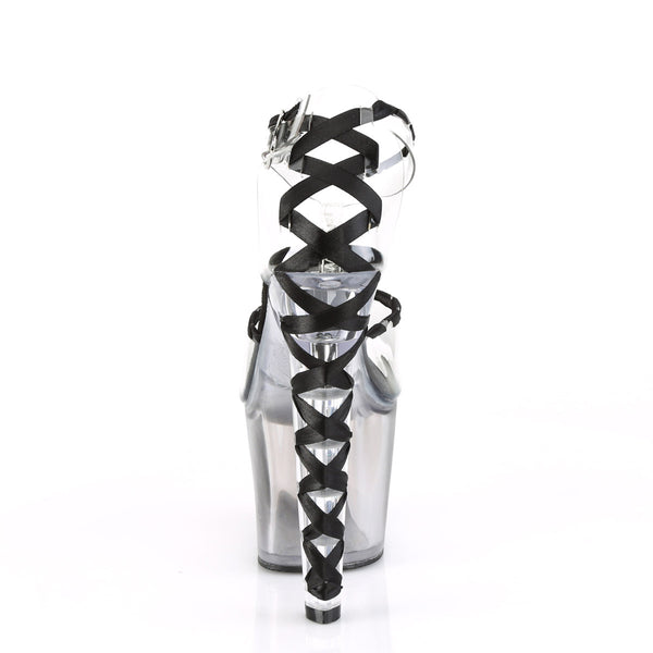 7" Heel, 3 1/4" PF Ankle Strap d'Orsay Sandal Pleaser Pleaser LOVESICK/712T