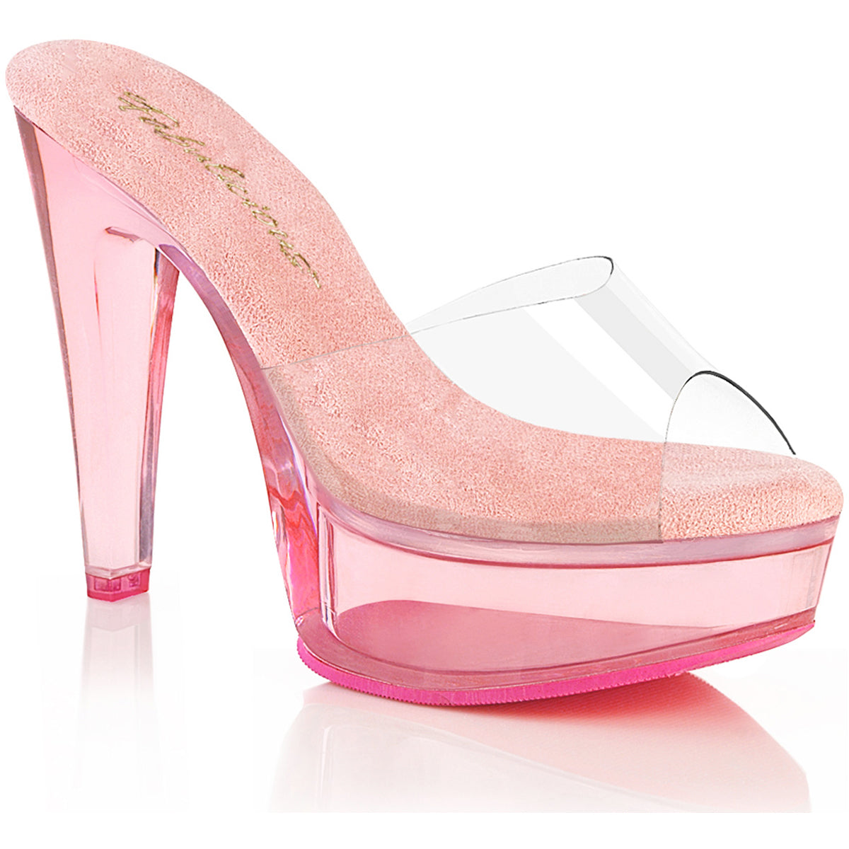 5" Heel, 1 3/4" Pf Slide Pleaser Fabulicious MARTINI/501