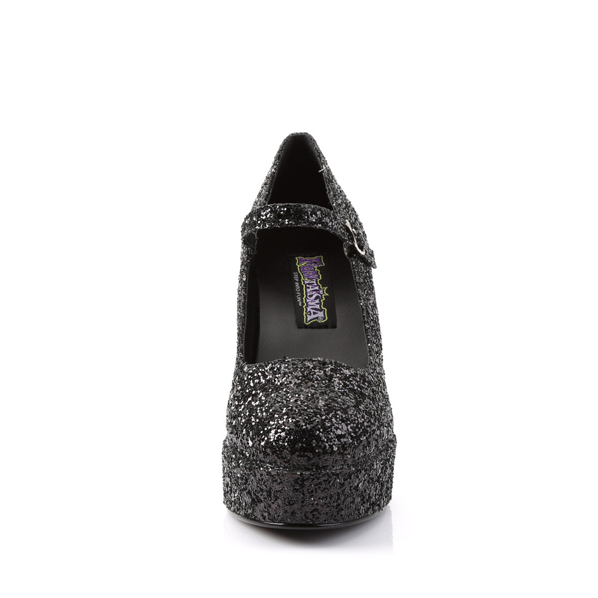 Sexy All Over Glitter Platform Mary Jane Chunky High Heels Shoes Pleaser Funtasma MARYJANE/50G