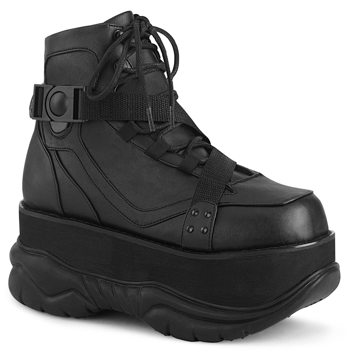 3 " Pf  Lace-up Ankle Boot Pleaser Demonia NEPTUNE/181 Main image
