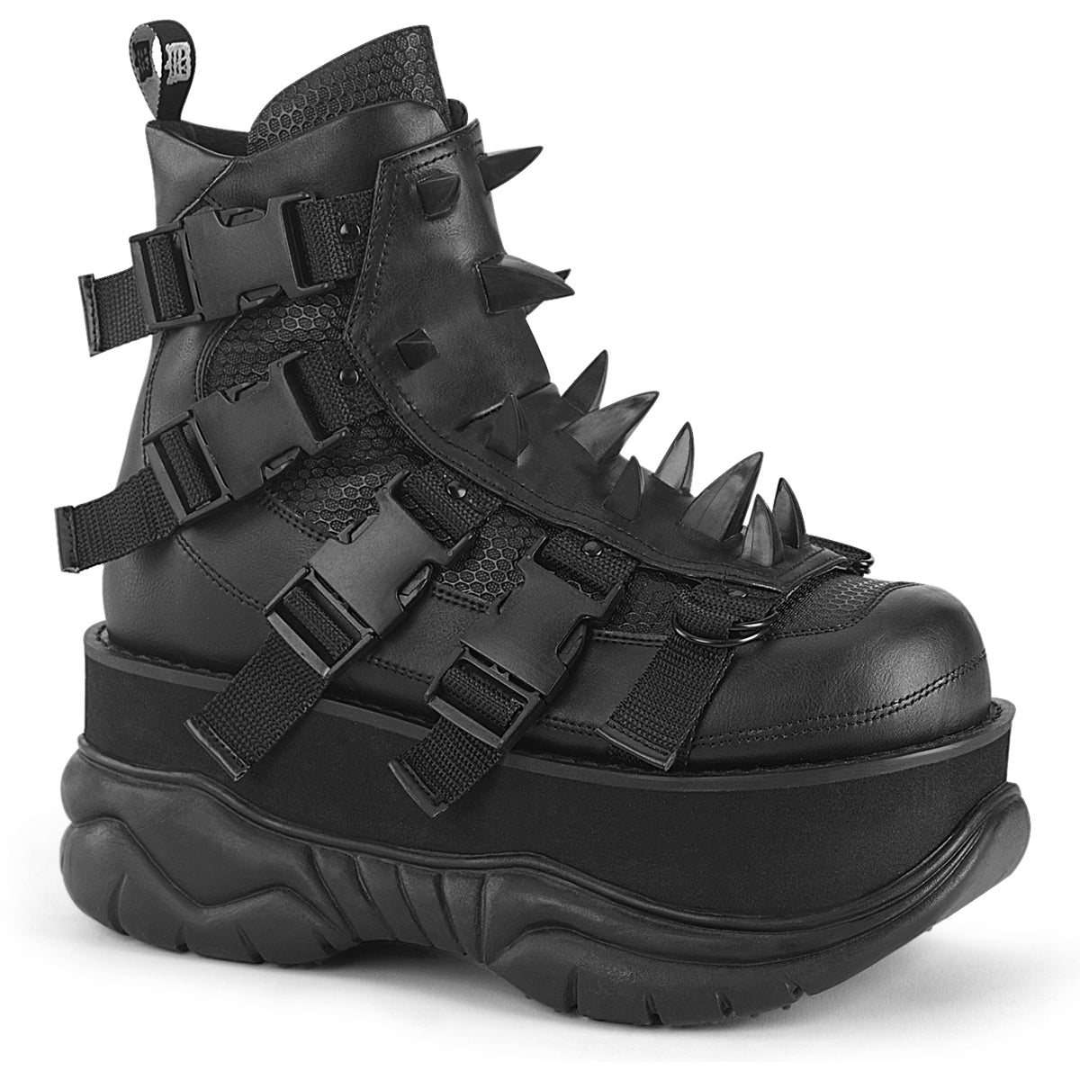 3" Platform Ankle Boot, Inside Zip Pleaser Demonia NEPTUNE/68 Main image