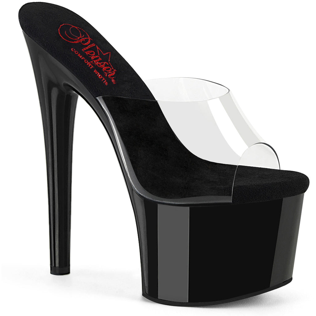 7" Heel, 2 3/4" Pf Comfort Width Slide Pleaser Pleaser PASSION/701
