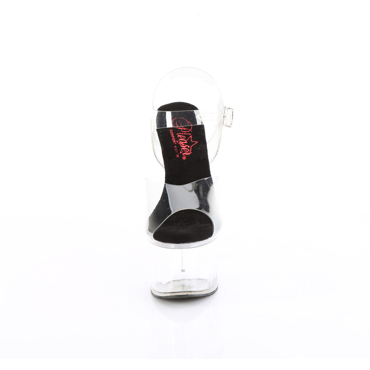 7" Heel, 2 3/4" Pf Comfort Width Ankle Strap Sandal Pleaser Pleaser PASSION/708