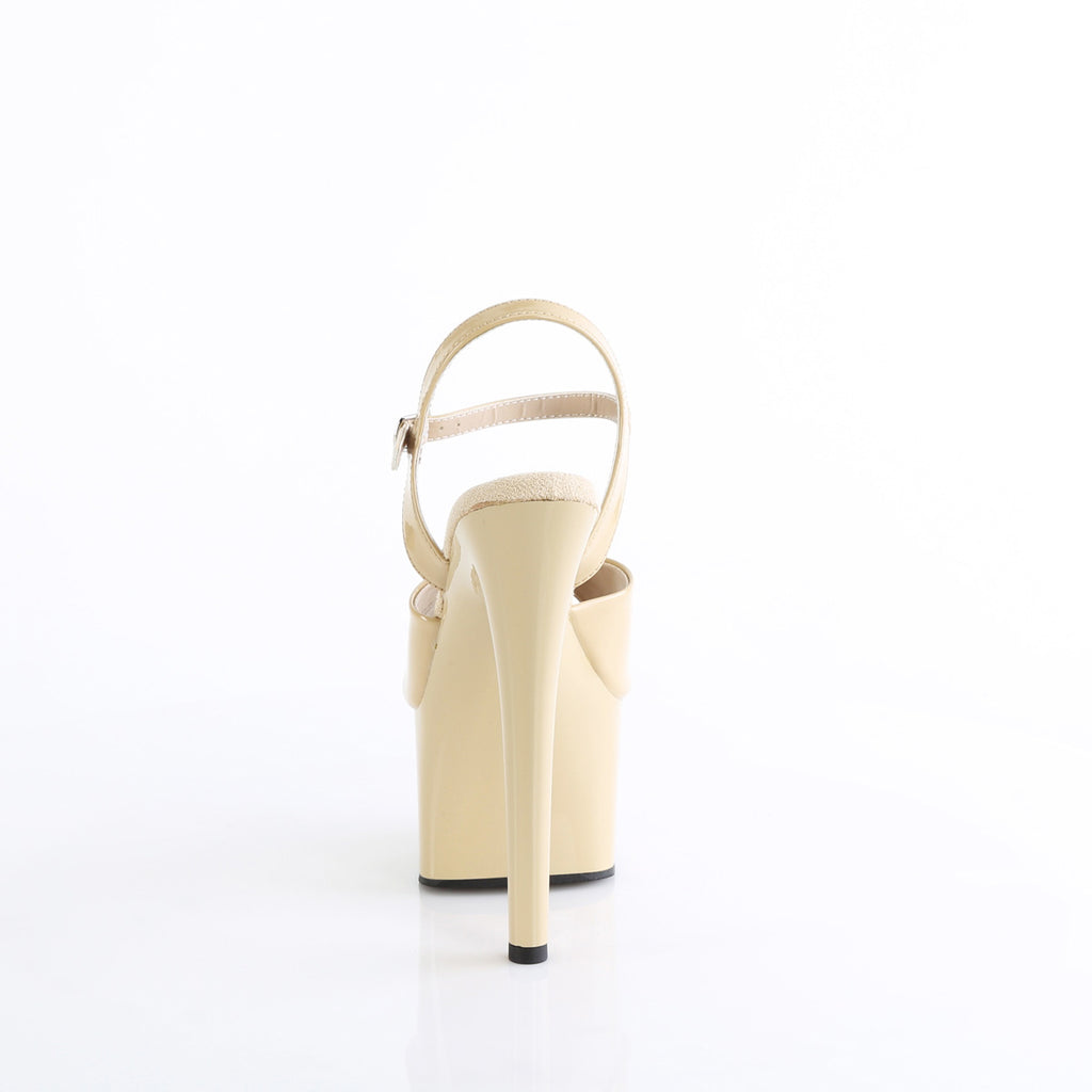 7" Heel, 2 3/4" Pf Comfort Width Ankle Strap Sandal Pleaser Pleaser PASSION/709